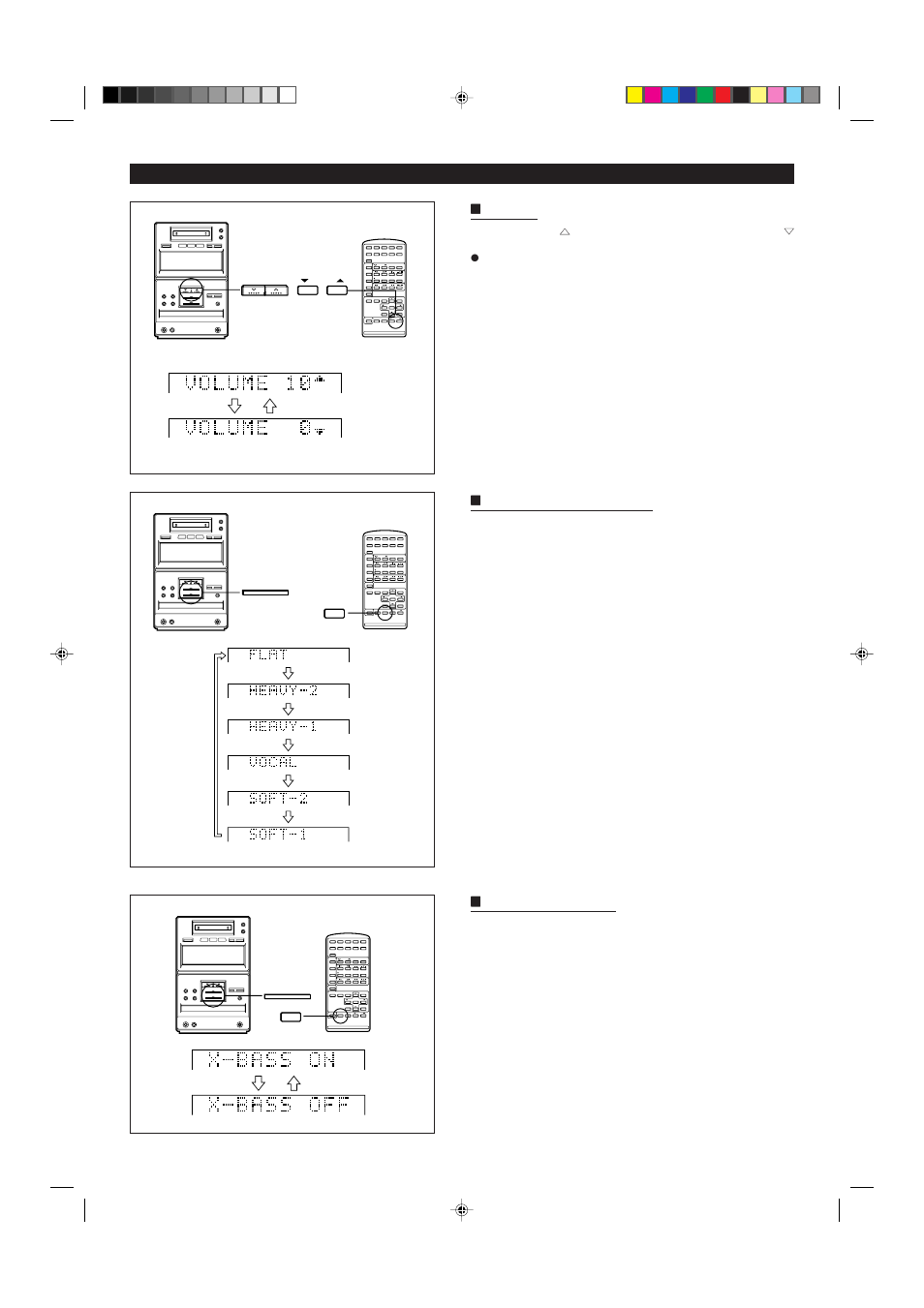 Sound control | Sharp MD X5 User Manual | Page 8 / 44