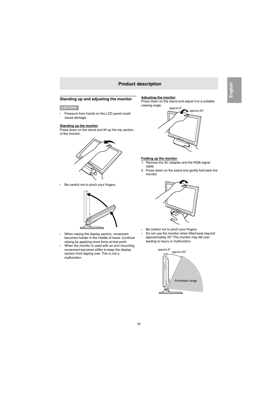 Product description | Sharp LL-E15G1 User Manual | Page 11 / 148