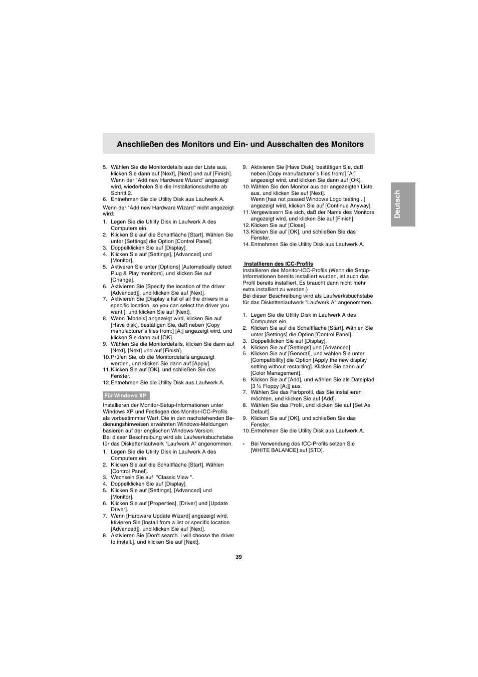 Sharp LL-E15G1 User Manual | Page 39 / 148