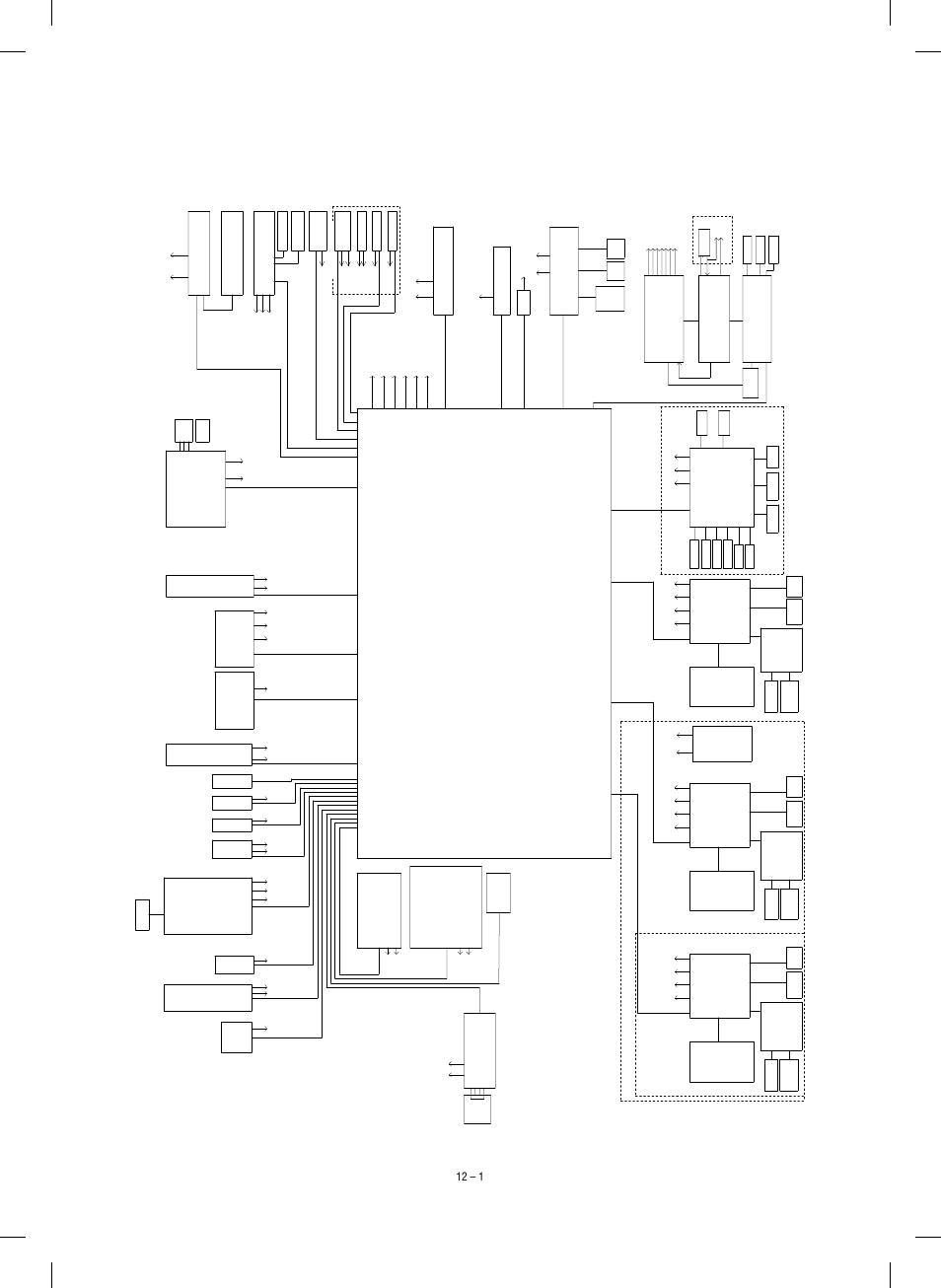 System block diagram | Sharp SF-1120 User Manual | Page 120 / 140