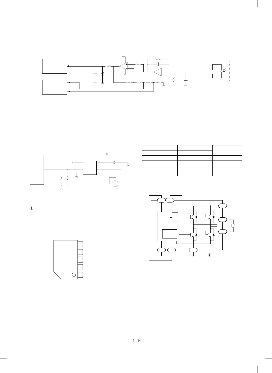 9) ae (auto exposure) sensor circuit, 10) toner supply motor drive circuit | Sharp SF-1120 User Manual | Page 133 / 140