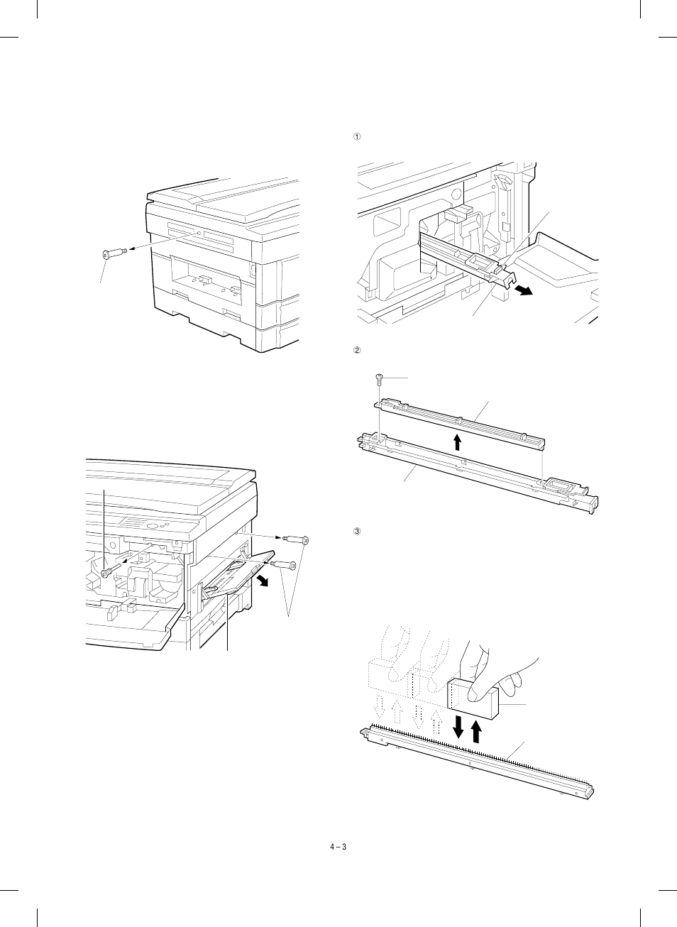 Optical system lock release, Charger cleaning | Sharp SF-1120 User Manual | Page 20 / 140