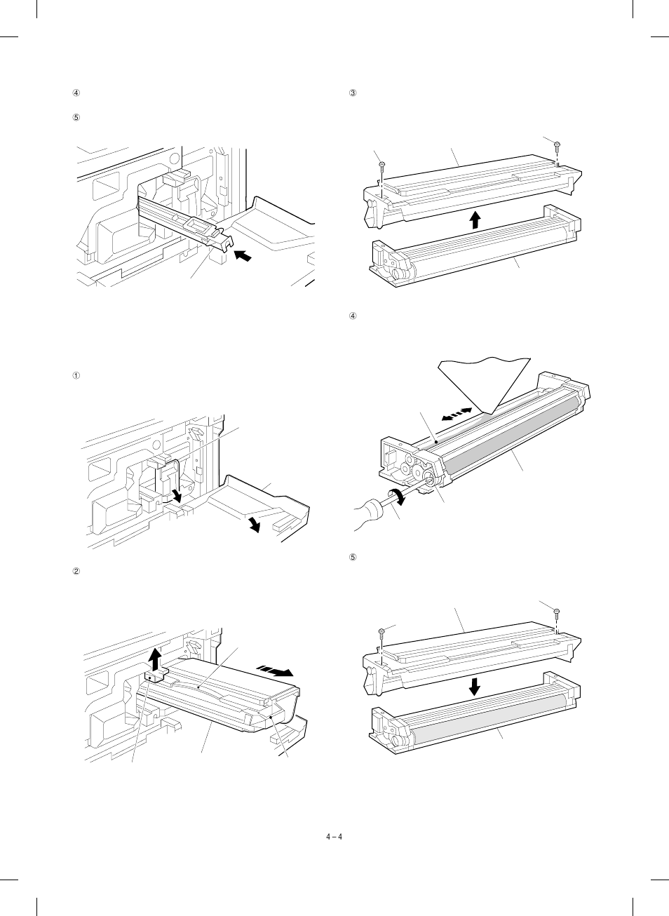 Developing unit setting | Sharp SF-1120 User Manual | Page 21 / 140