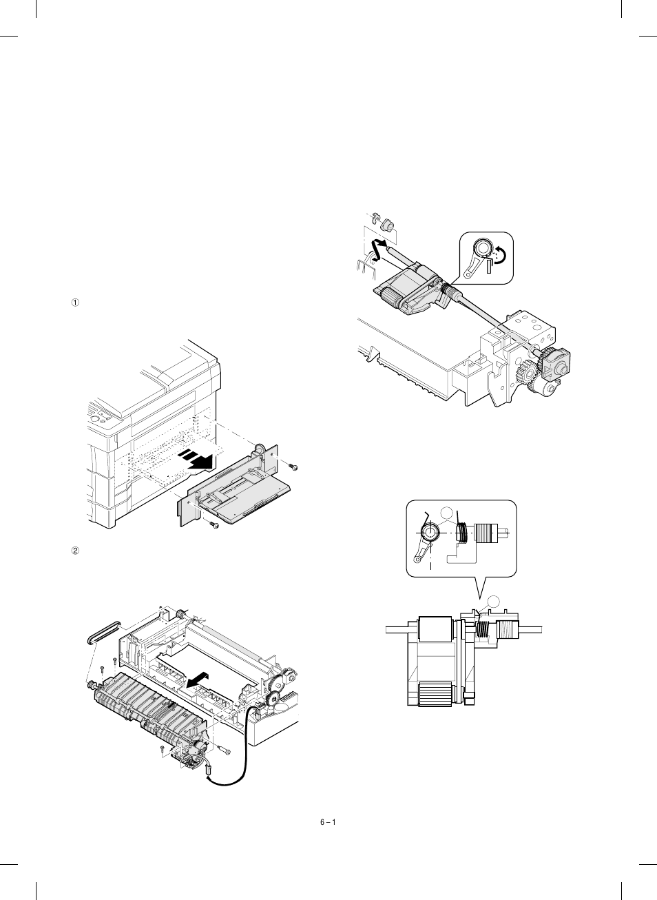 6] disassembly and assembly | Sharp SF-1120 User Manual | Page 48 / 140