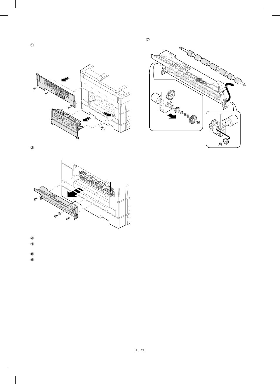 Paper feed unit (sf-cm15, sf-cm16, option) | Sharp SF-1120 User Manual | Page 74 / 140