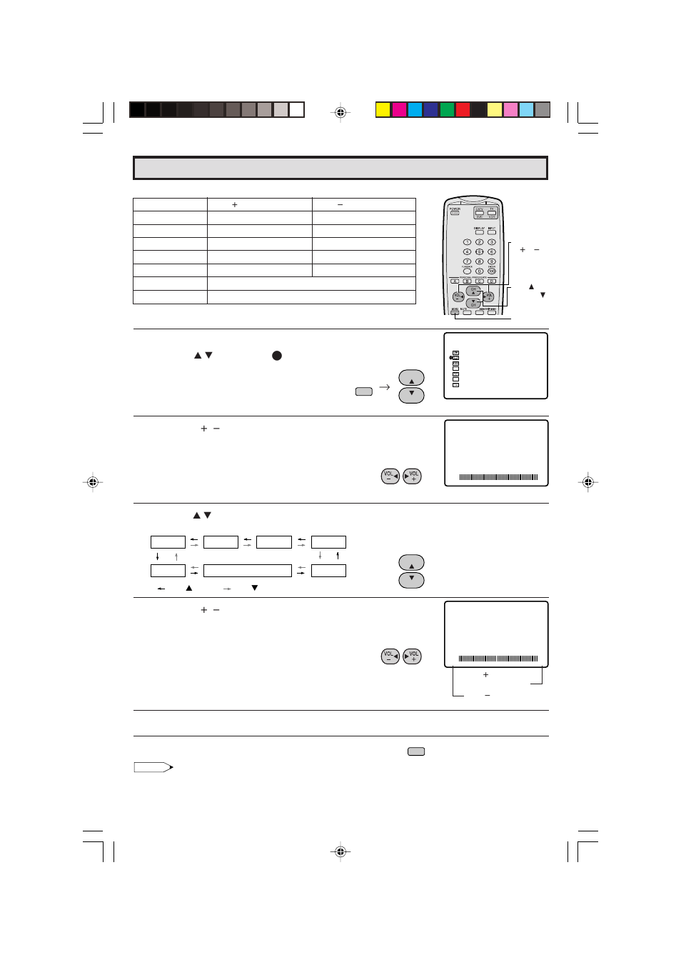 Video adjust | Sharp 32F641 User Manual | Page 11 / 57