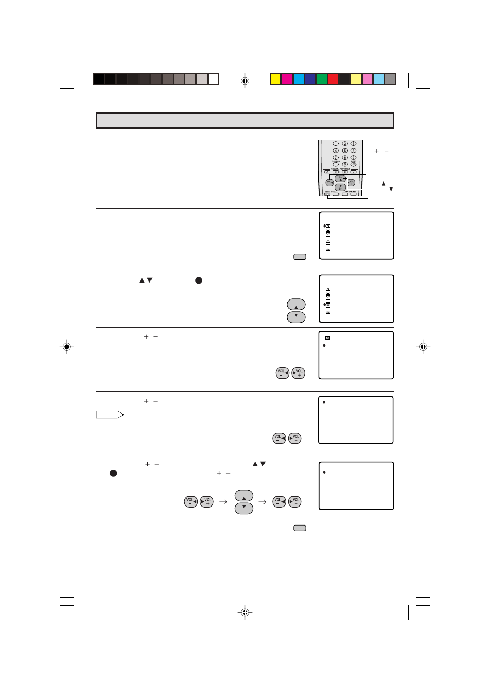 Parent control (v-chip operation) (continued) | Sharp 32F641 User Manual | Page 17 / 57