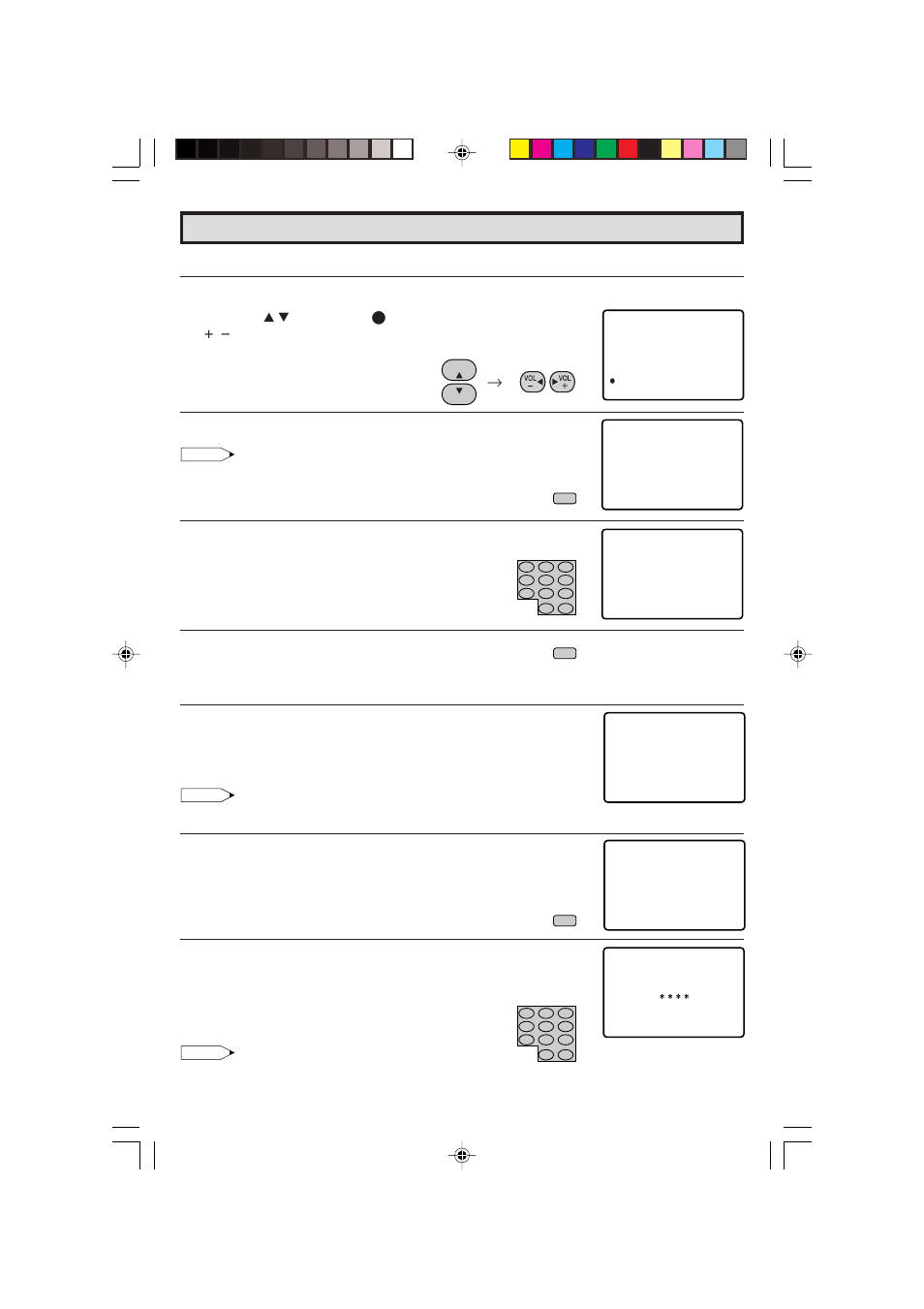 Parent control (v-chip operation) (continued) | Sharp 32F641 User Manual | Page 21 / 57