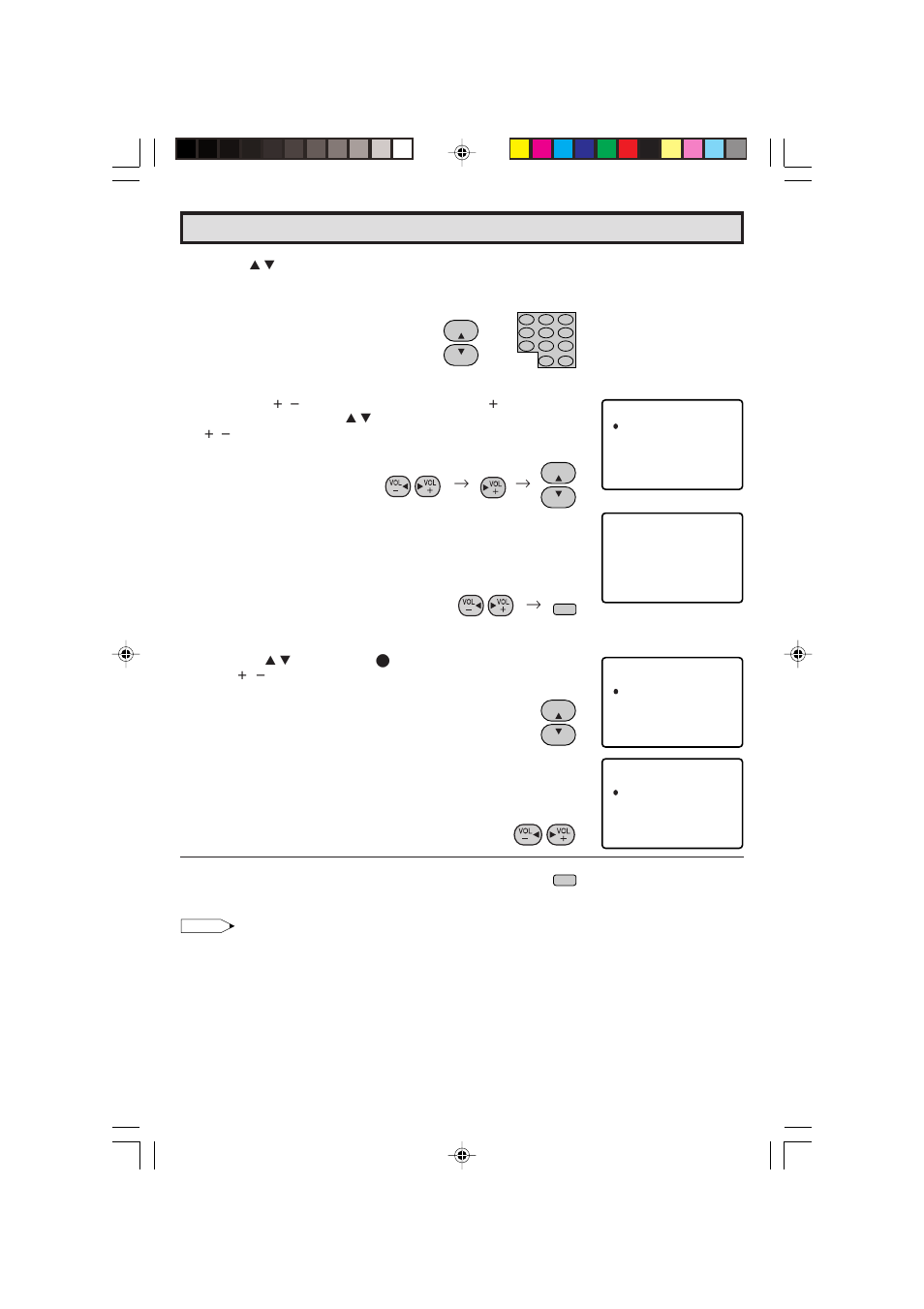 Ch/input id (continued) | Sharp 32F641 User Manual | Page 36 / 57