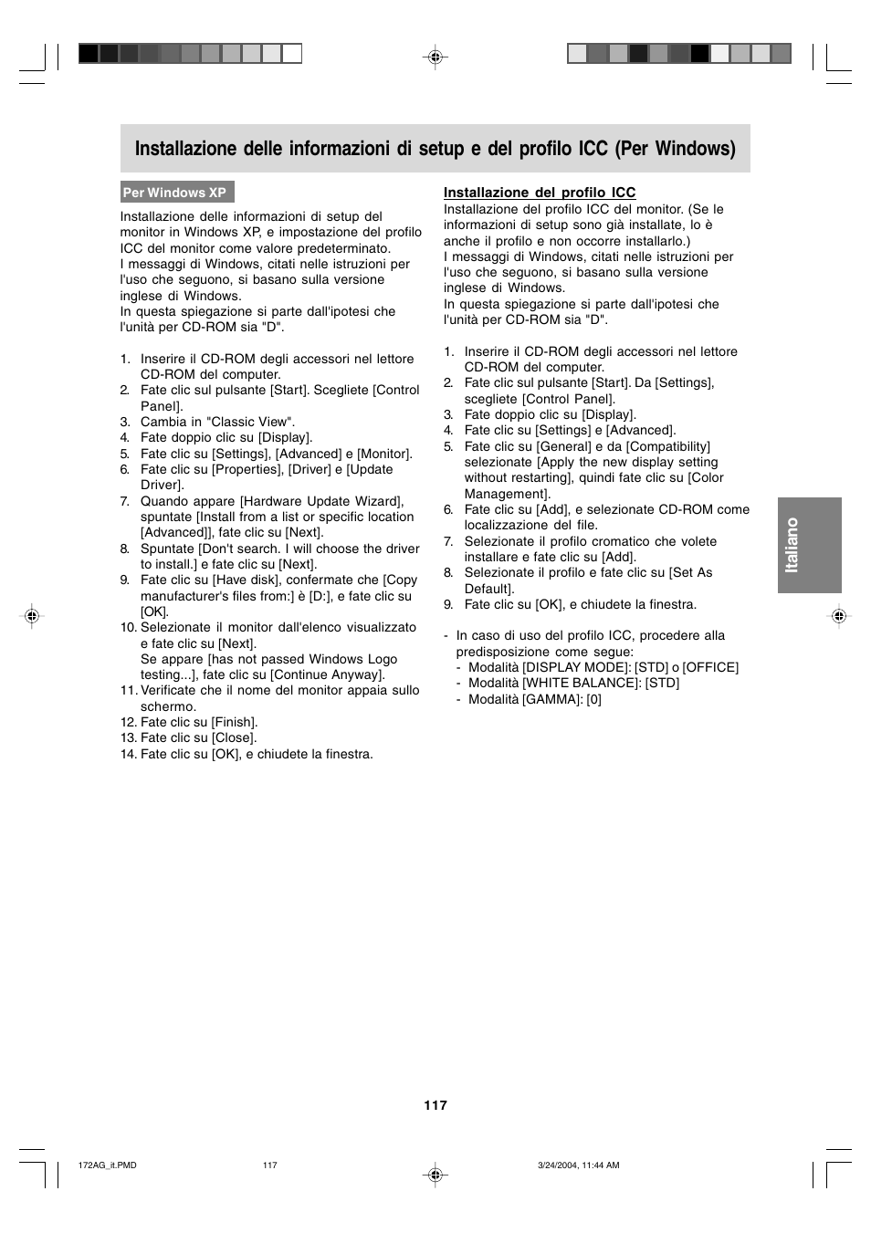 English deutsch français italiano español english | Sharp LL-172G User Manual | Page 117 / 152