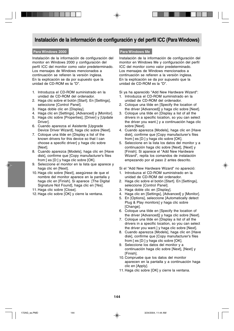 Sharp LL-172G User Manual | Page 144 / 152