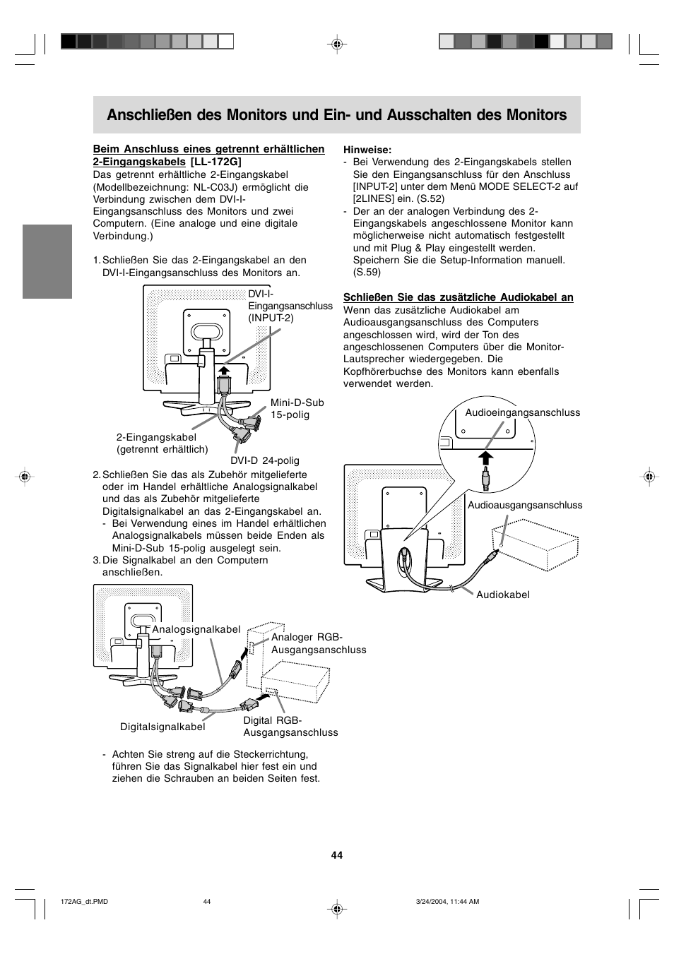 Sharp LL-172G User Manual | Page 44 / 152