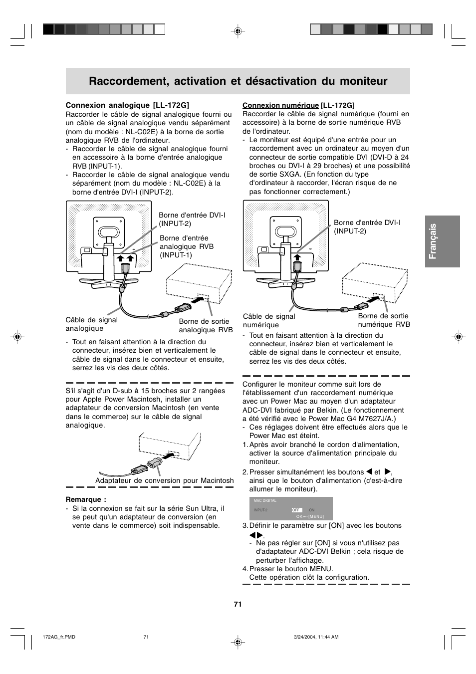 English deutsch français italiano español english | Sharp LL-172G User Manual | Page 71 / 152