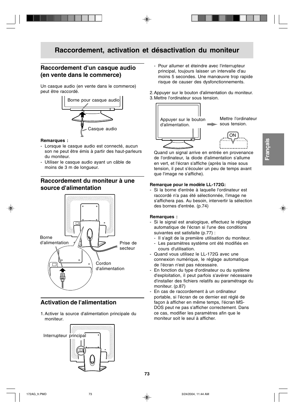 Sharp LL-172G User Manual | Page 73 / 152