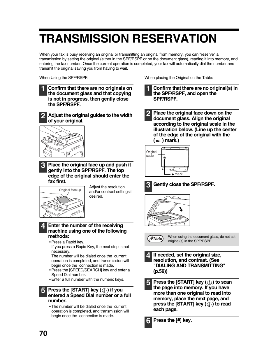 Transmission reservation | Sharp AR-FX9 User Manual | Page 74 / 104
