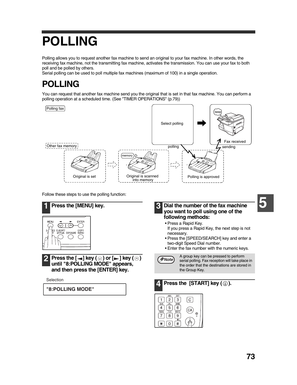 Polling | Sharp AR-FX9 User Manual | Page 77 / 104