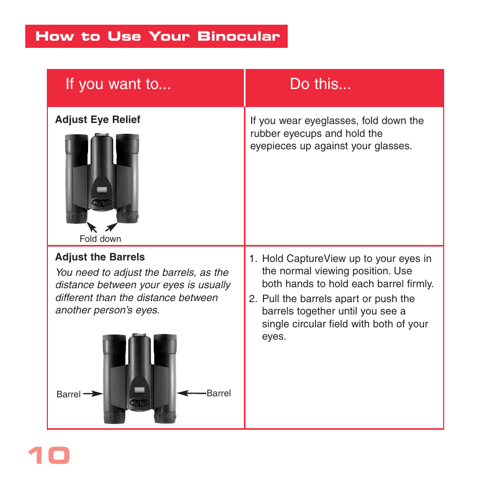 If you want to... do this | Sharp CV-2 User Manual | Page 10 / 32