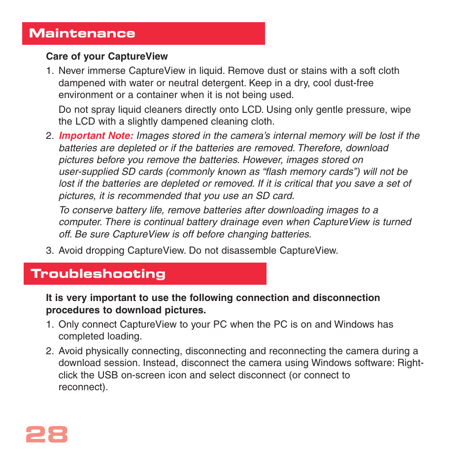 Maintenance troubleshooting | Sharp CV-2 User Manual | Page 28 / 32