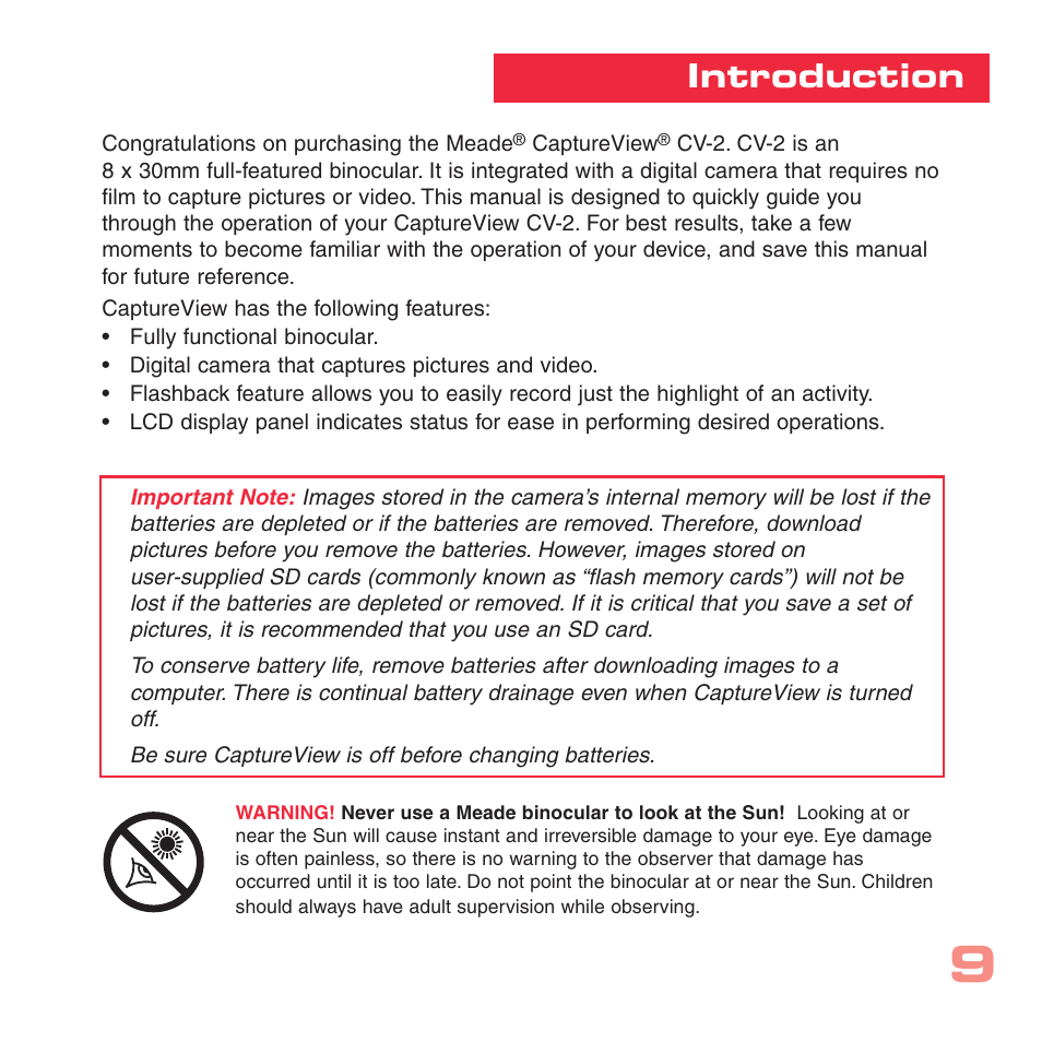 Introduction | Sharp CV-2 User Manual | Page 9 / 32