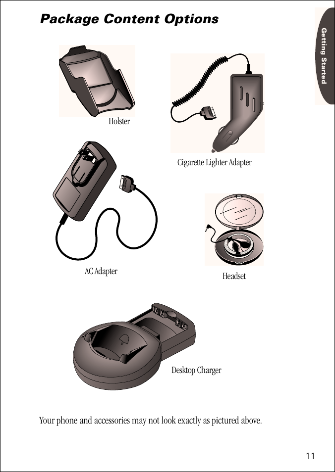 Package content options | Motorola ST 7760 User Manual | Page 11 / 117