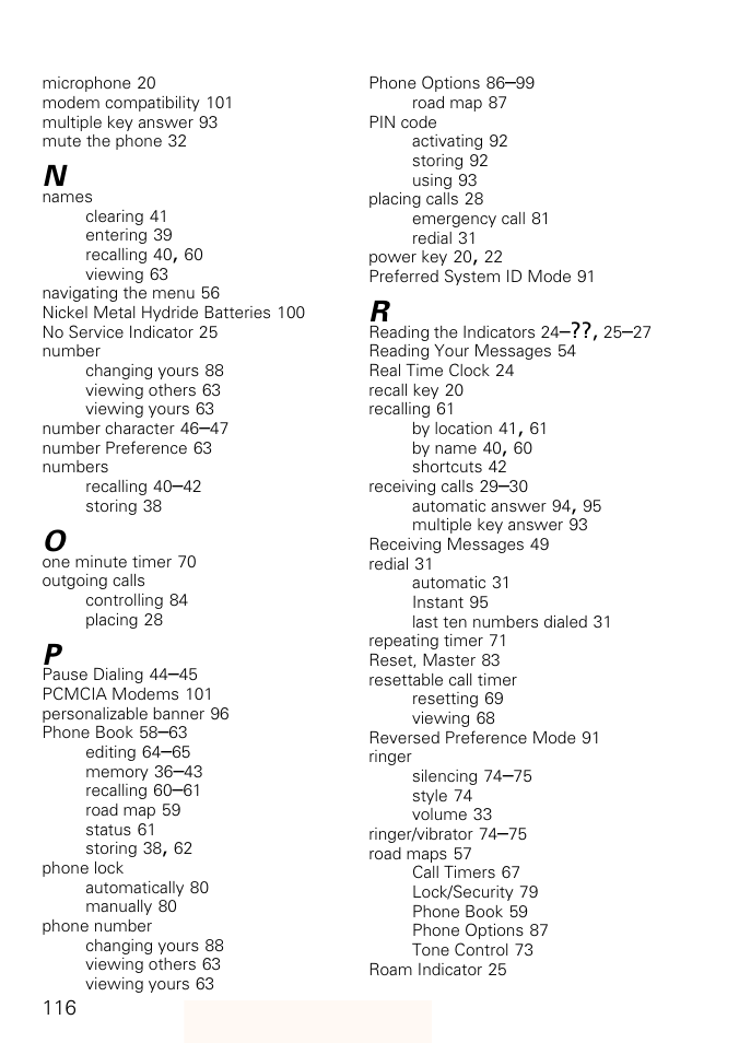 Motorola ST 7760 User Manual | Page 116 / 117