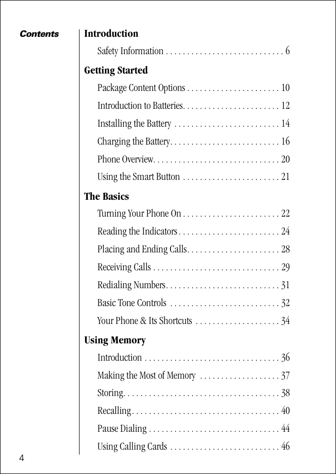 Motorola ST 7760 User Manual | Page 4 / 117