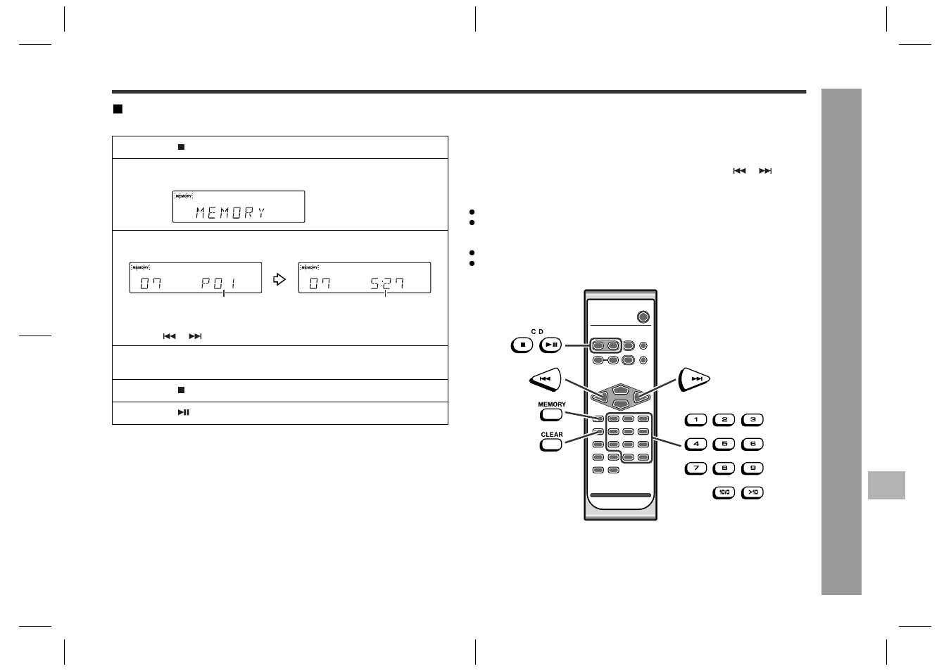 Cd pla y ba c k, Programmed play | Sharp SD-EX200 User Manual | Page 19 / 30