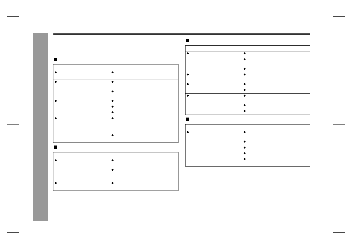 Troubleshooting chart, Re fe re nces, General  tuner  cd player  remote control | Sharp SD-EX200 User Manual | Page 26 / 30