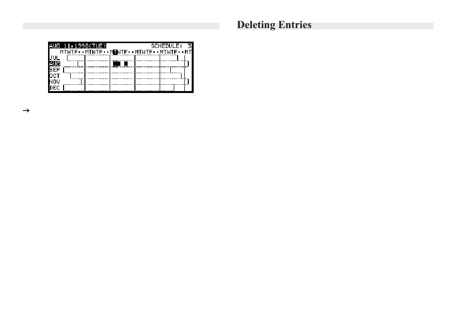 Deleting entries | Sharp OZ-640 User Manual | Page 29 / 102