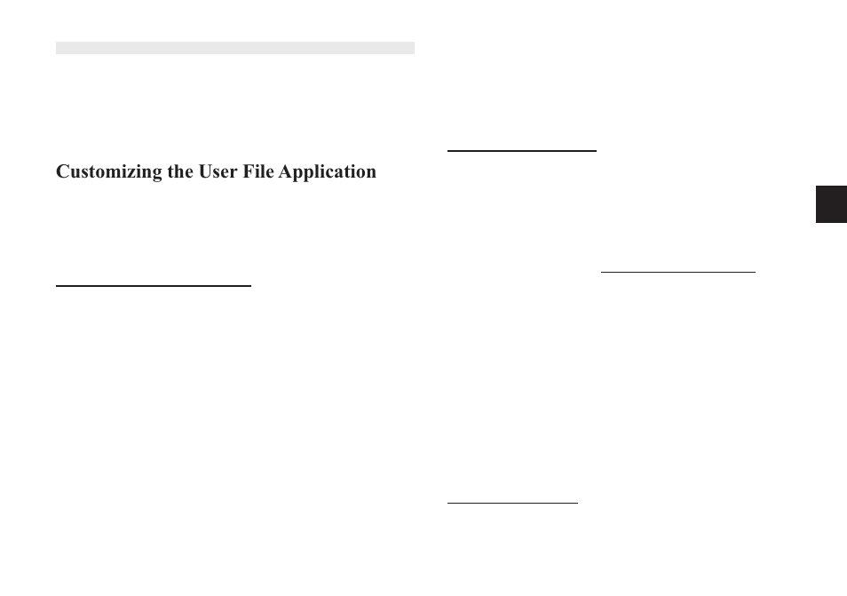 Customizing the user file application, Updating the category list, Changing file name | Sharp OZ-640 User Manual | Page 44 / 102