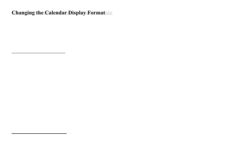 Changing the calendar display format, Setting the weekly format, Setting up the date format | Sharp OZ-640 User Manual | Page 87 / 102