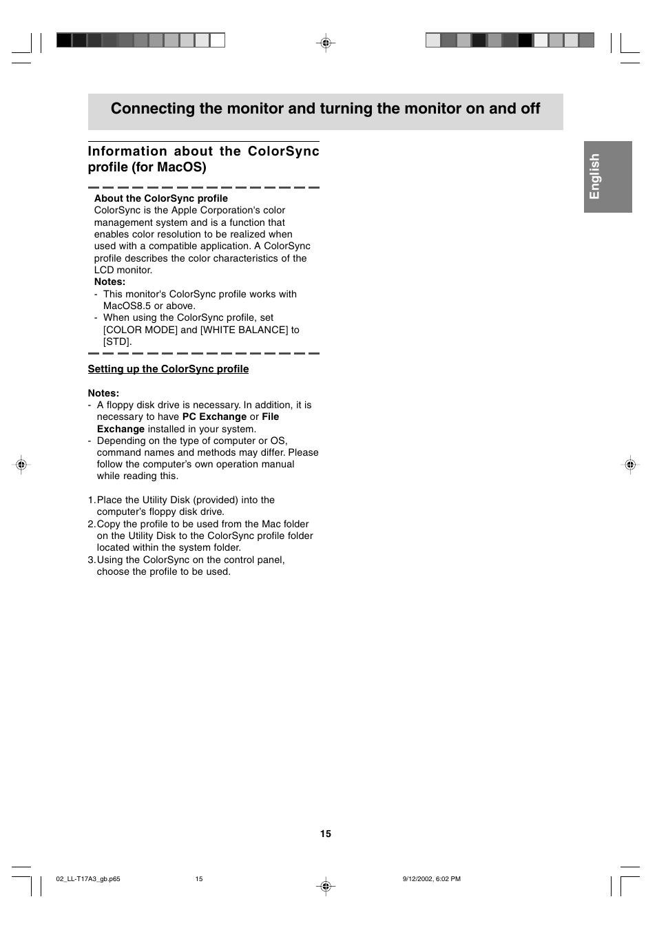 Sharp LL-T17A3 User Manual | Page 15 / 132