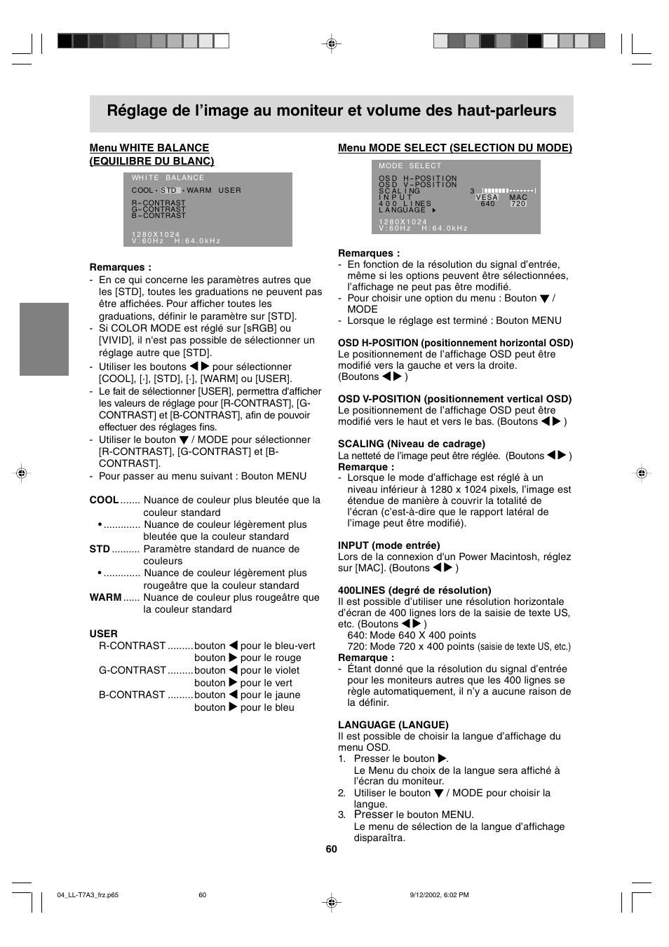 Sharp LL-T17A3 User Manual | Page 60 / 132