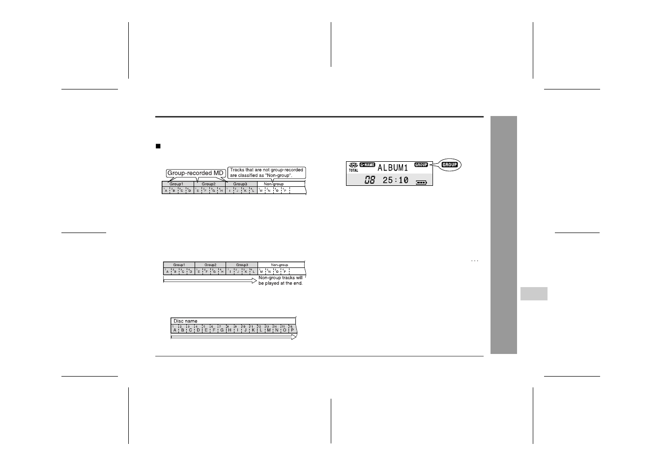 Group playback | Sharp MD-MT888H User Manual | Page 17 / 64