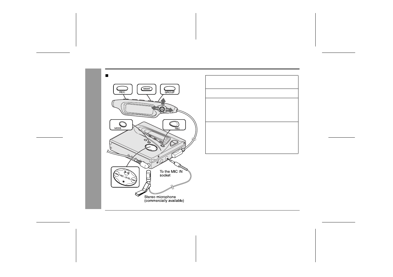 Recording from a microphone, Us ef ul fea tur es | Sharp MD-MT888H User Manual | Page 34 / 64