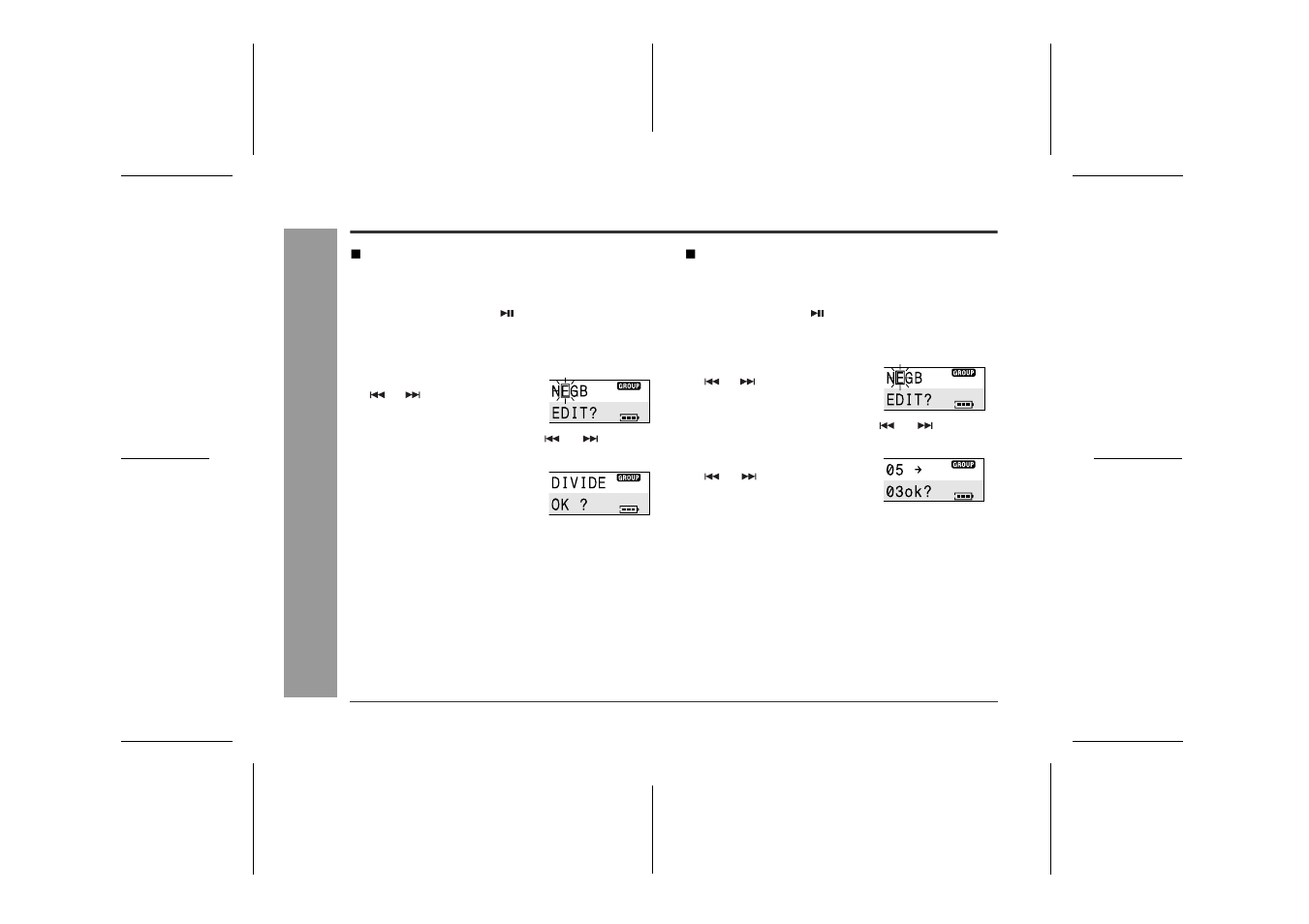 Editing a recorded minidisc (continued) | Sharp MD-MT888H User Manual | Page 44 / 64