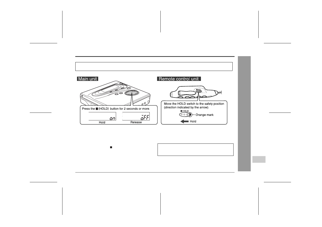 Hold function | Sharp MD-MT888H User Manual | Page 51 / 64