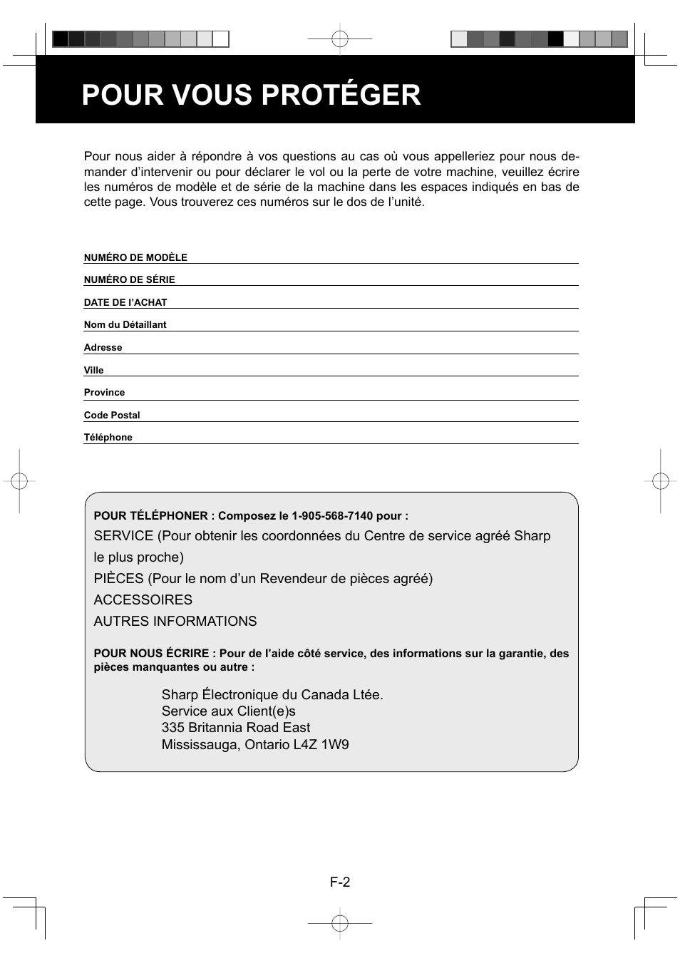 Pour vous protéger | Sharp ENGLISHFRANAISESPAOL KC-860U User Manual | Page 28 / 68