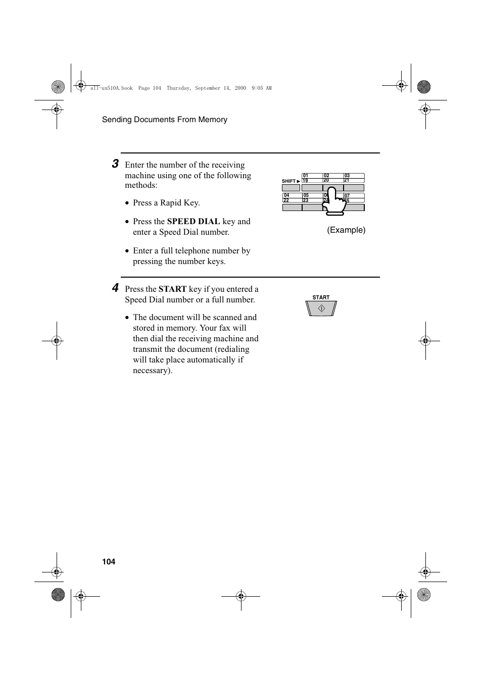 Sharp FO-1470 User Manual | Page 106 / 150