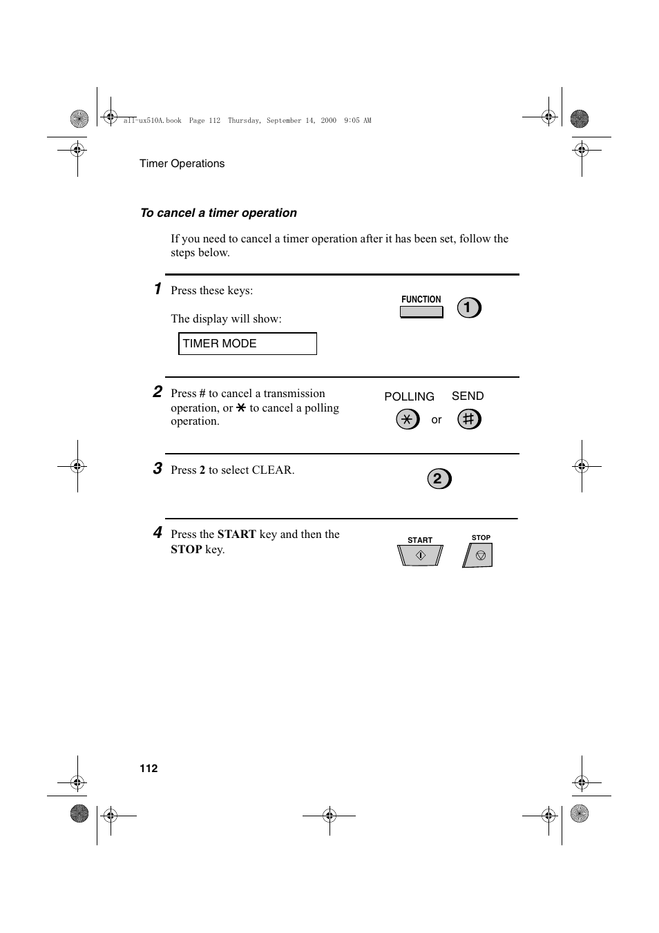 Sharp FO-1470 User Manual | Page 114 / 150