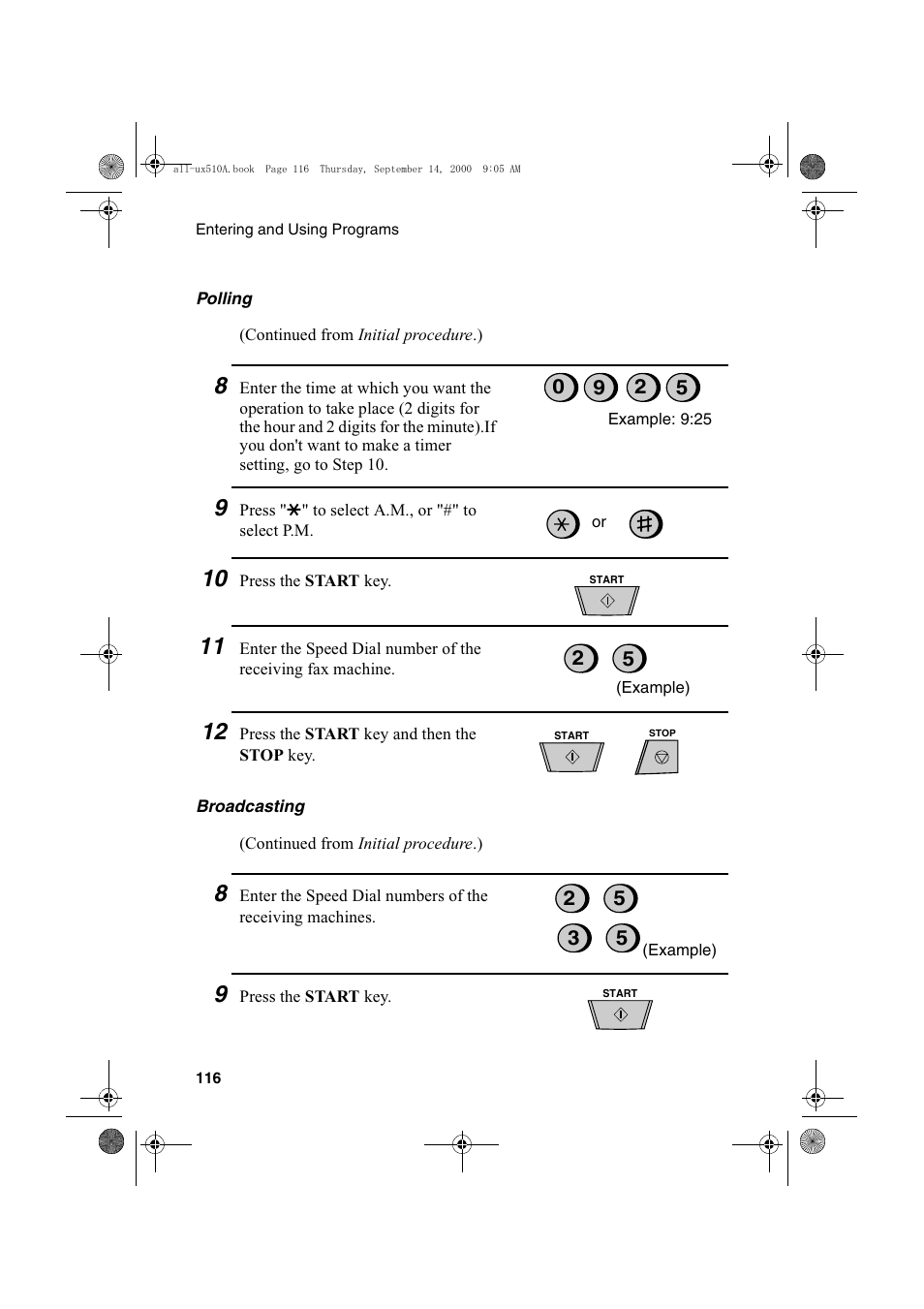 Sharp FO-1470 User Manual | Page 118 / 150