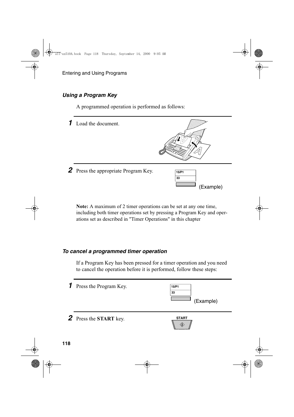 Sharp FO-1470 User Manual | Page 120 / 150