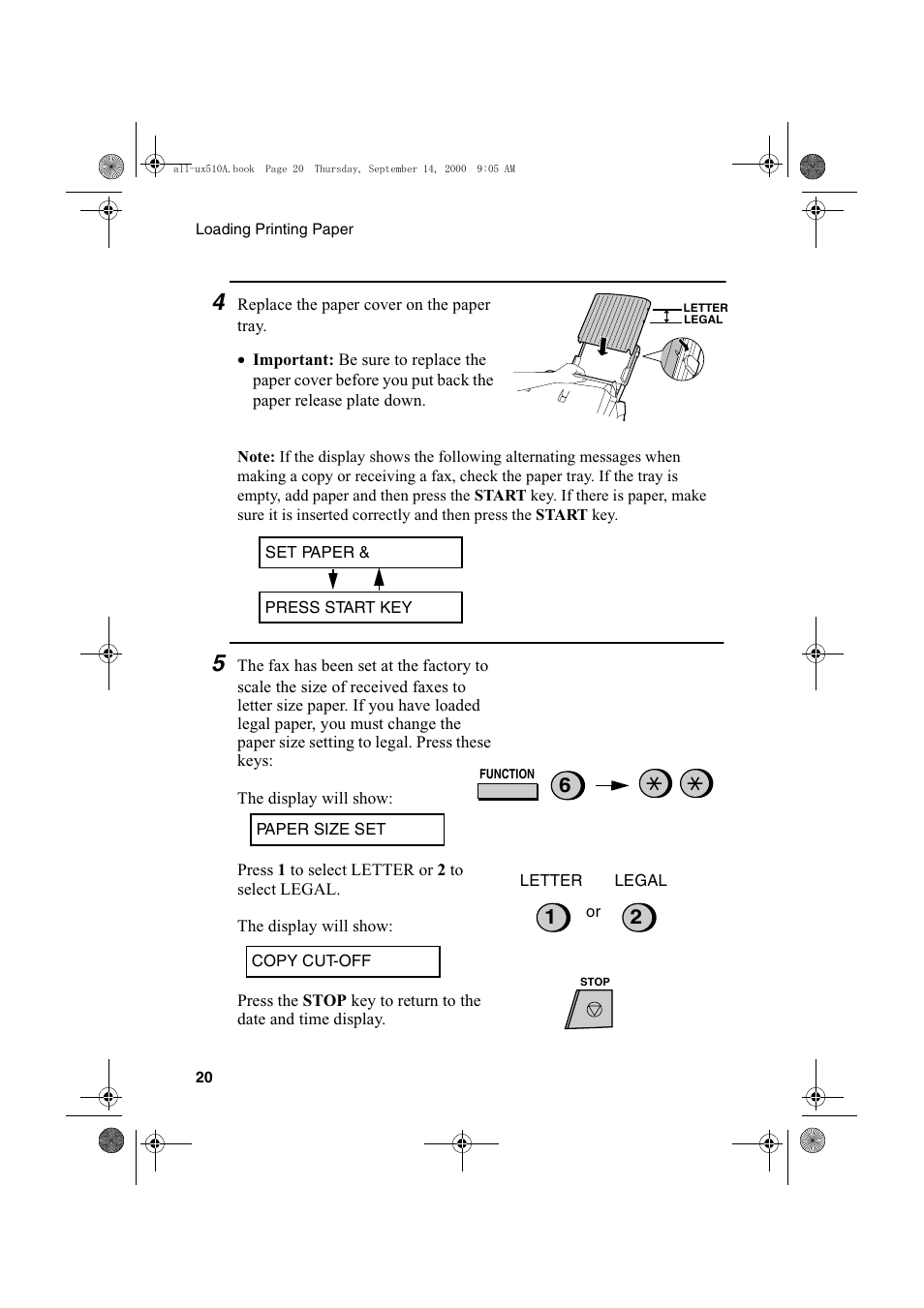 Sharp FO-1470 User Manual | Page 22 / 150