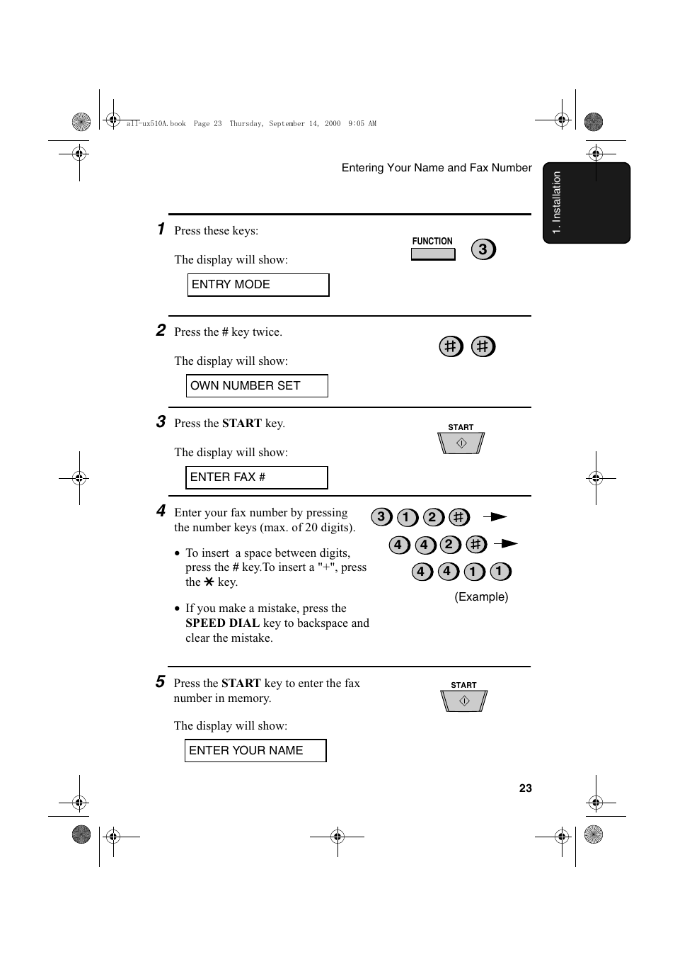 Sharp FO-1470 User Manual | Page 25 / 150