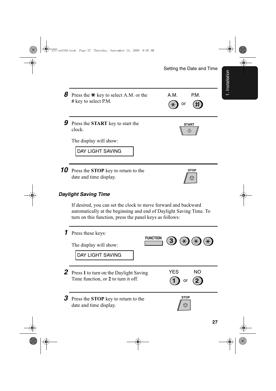 Sharp FO-1470 User Manual | Page 29 / 150