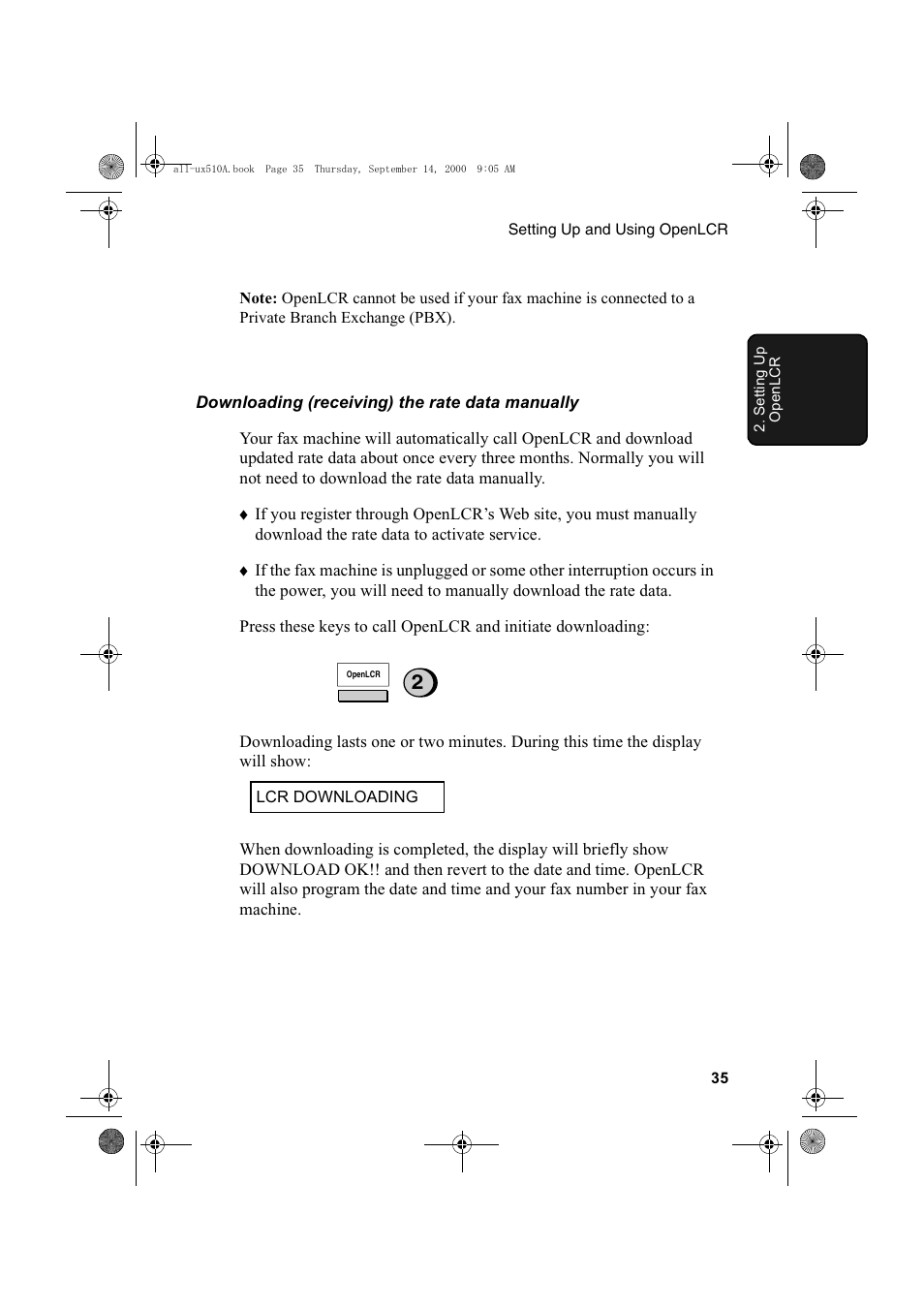 Sharp FO-1470 User Manual | Page 37 / 150