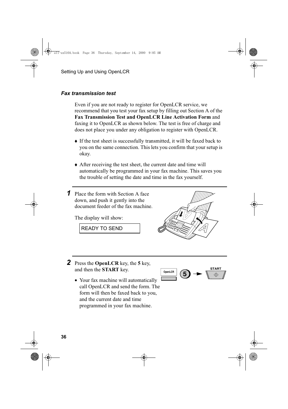 Sharp FO-1470 User Manual | Page 38 / 150