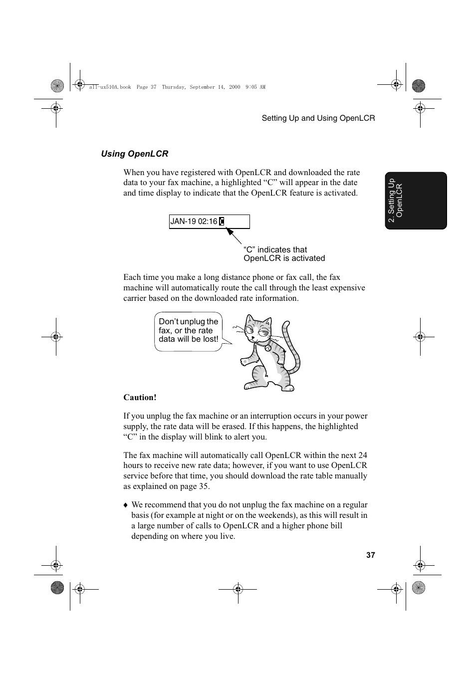 Sharp FO-1470 User Manual | Page 39 / 150