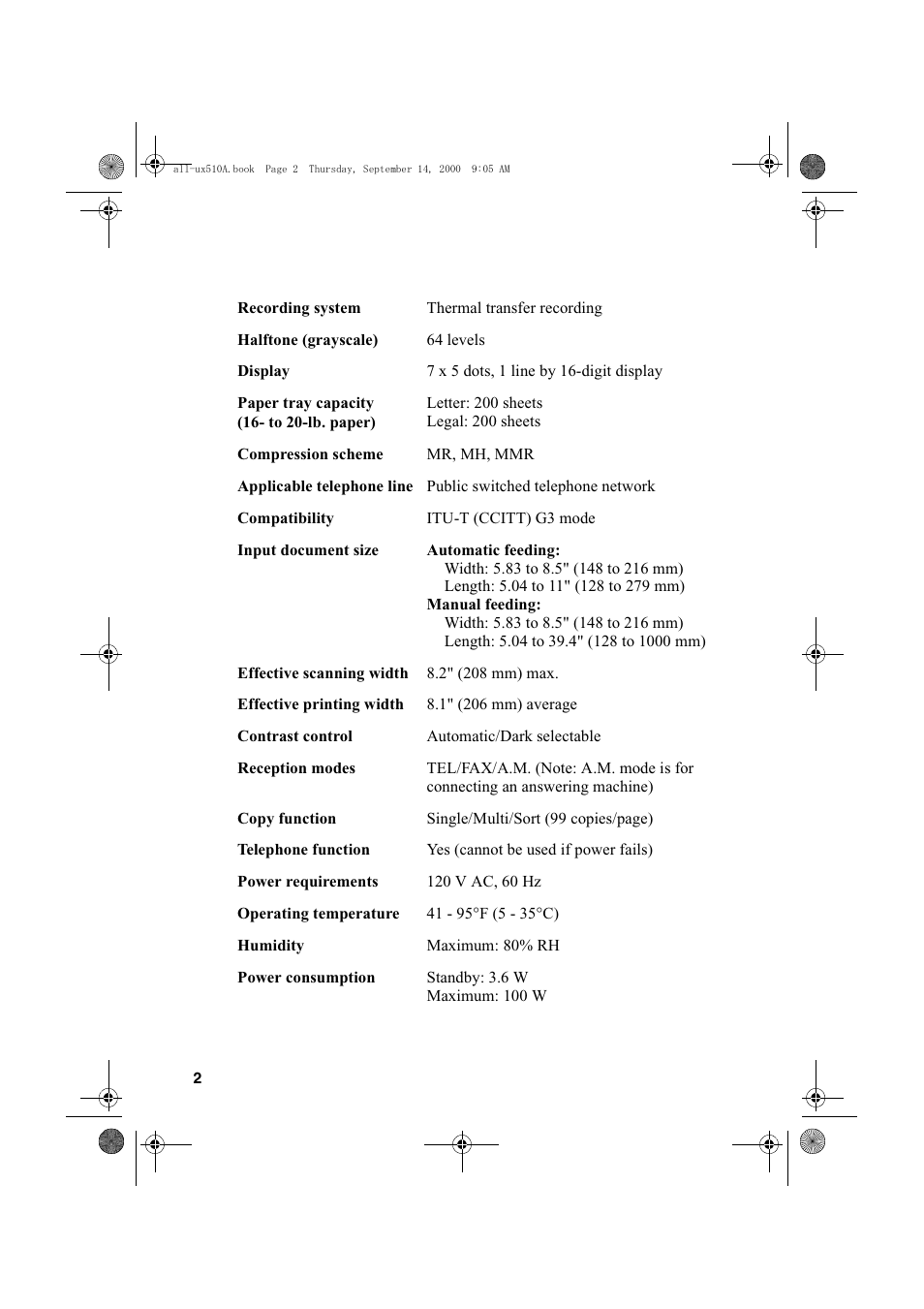 Sharp FO-1470 User Manual | Page 4 / 150