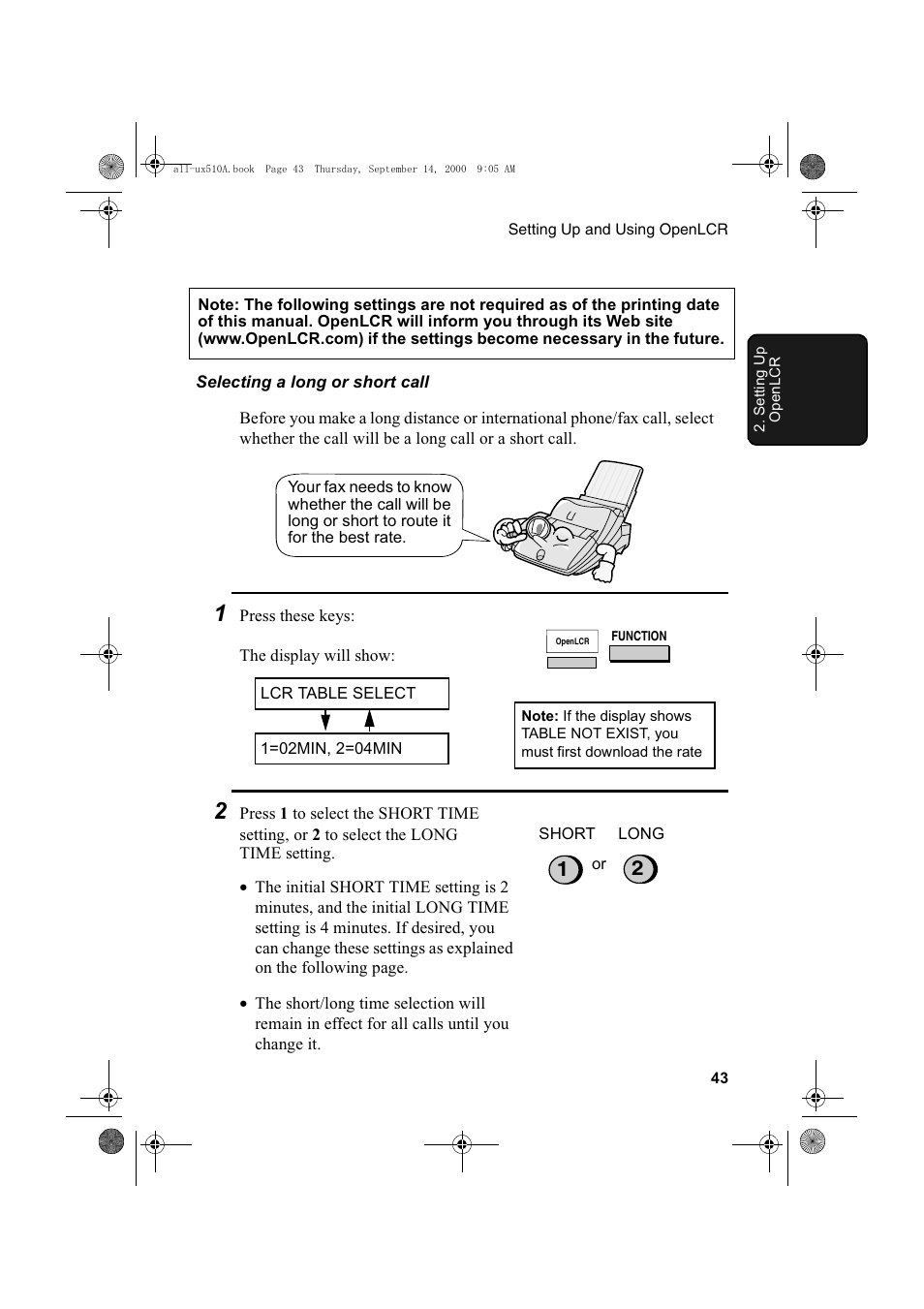 Sharp FO-1470 User Manual | Page 45 / 150